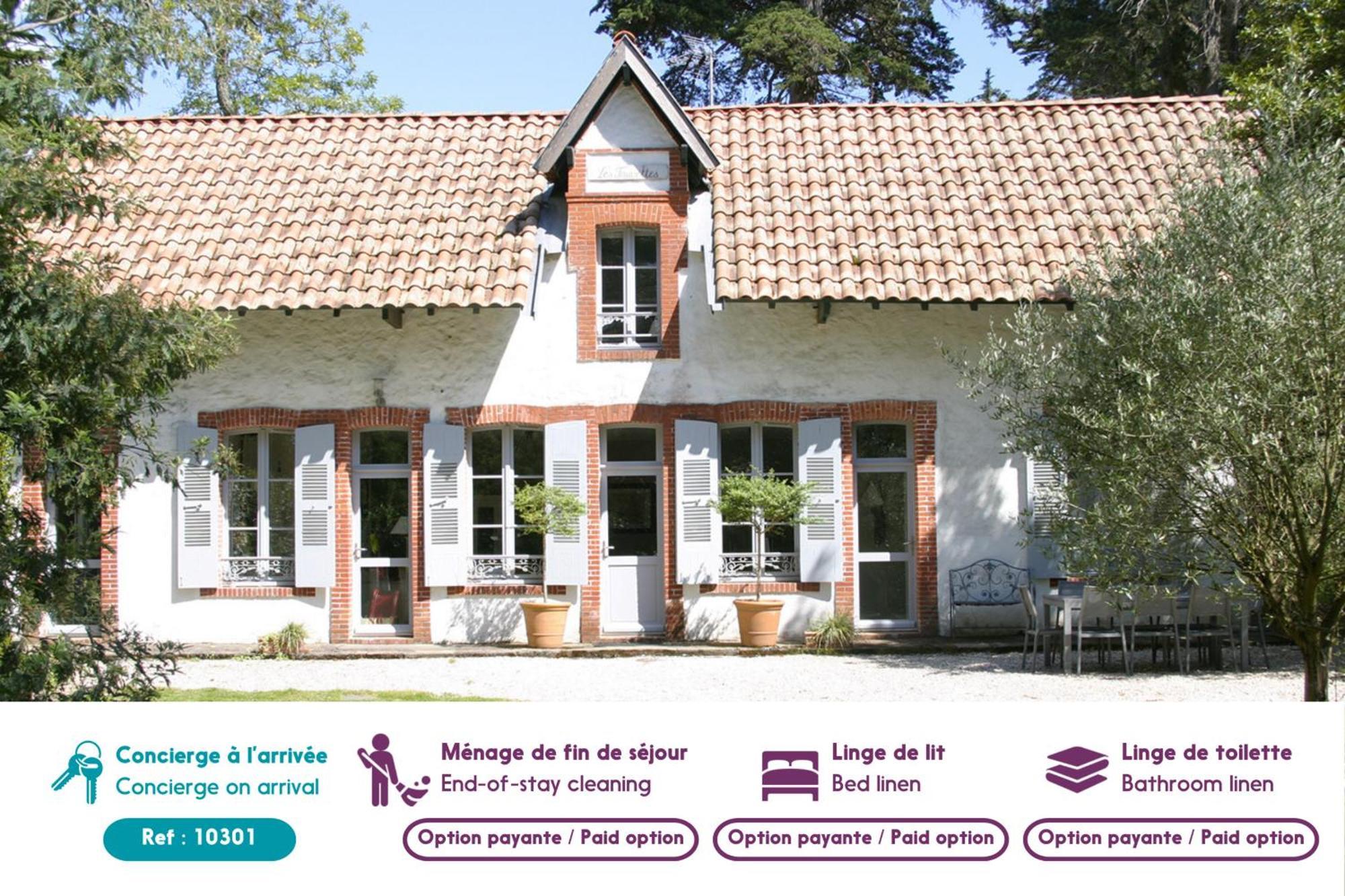 Villa Traditionnelle Pour 8 - 550M De La Plage نوارموتيير أون ليل المظهر الخارجي الصورة